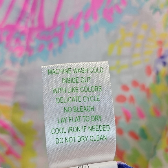 Lilly Pulitzer Womens Amelia Island May Roar Of The Seas Tunic Top Sz XS Coastal - Picture 13 of 14